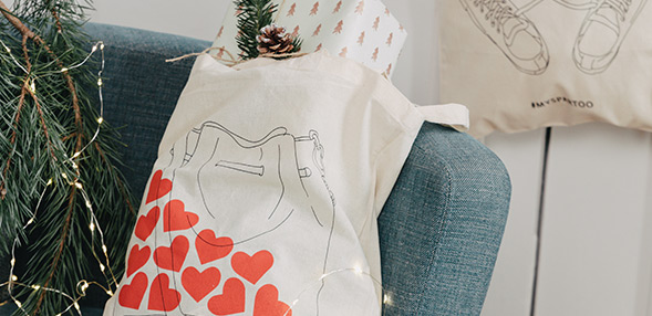 Get one of our trendy tote bags!